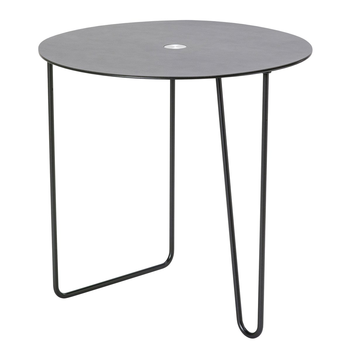 Turntable Nupo sivupöytä, L Anthracite-pastel green