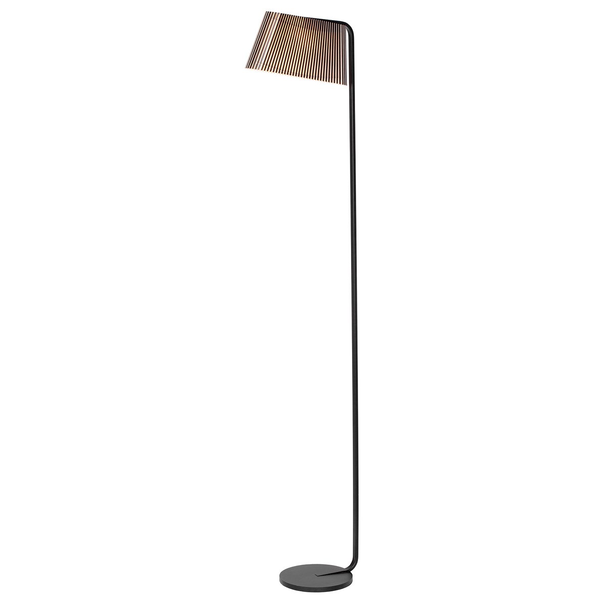 Owalo 7010 -lattiavalaisin Black laminated