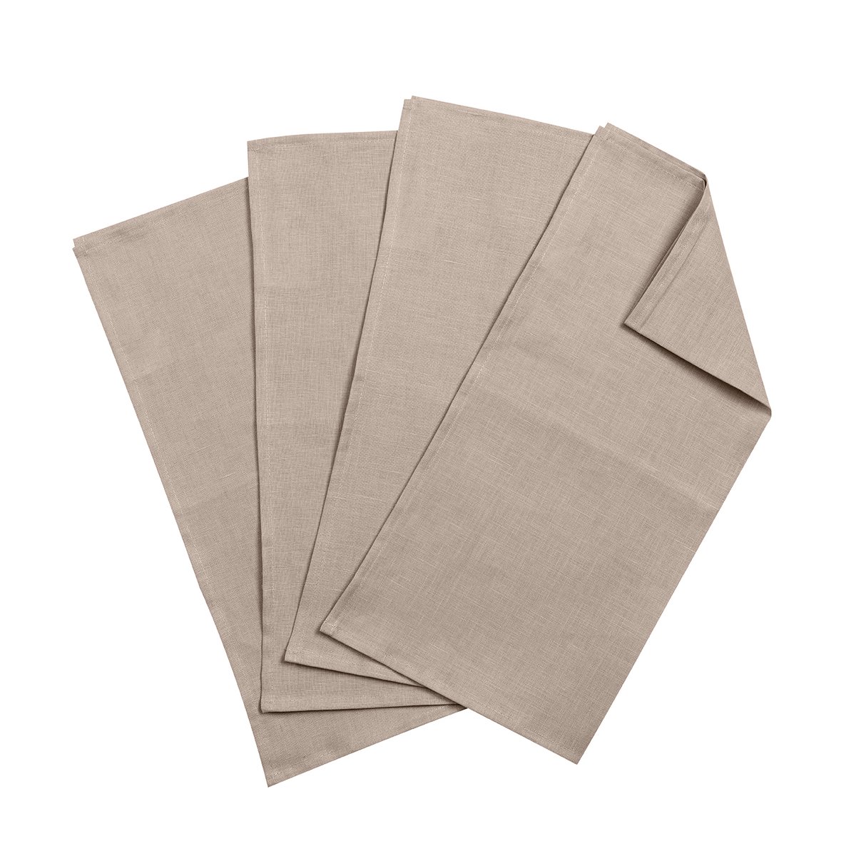 Clean lautasliinat 45 cm x 45 cm, 4-pakkaus sand