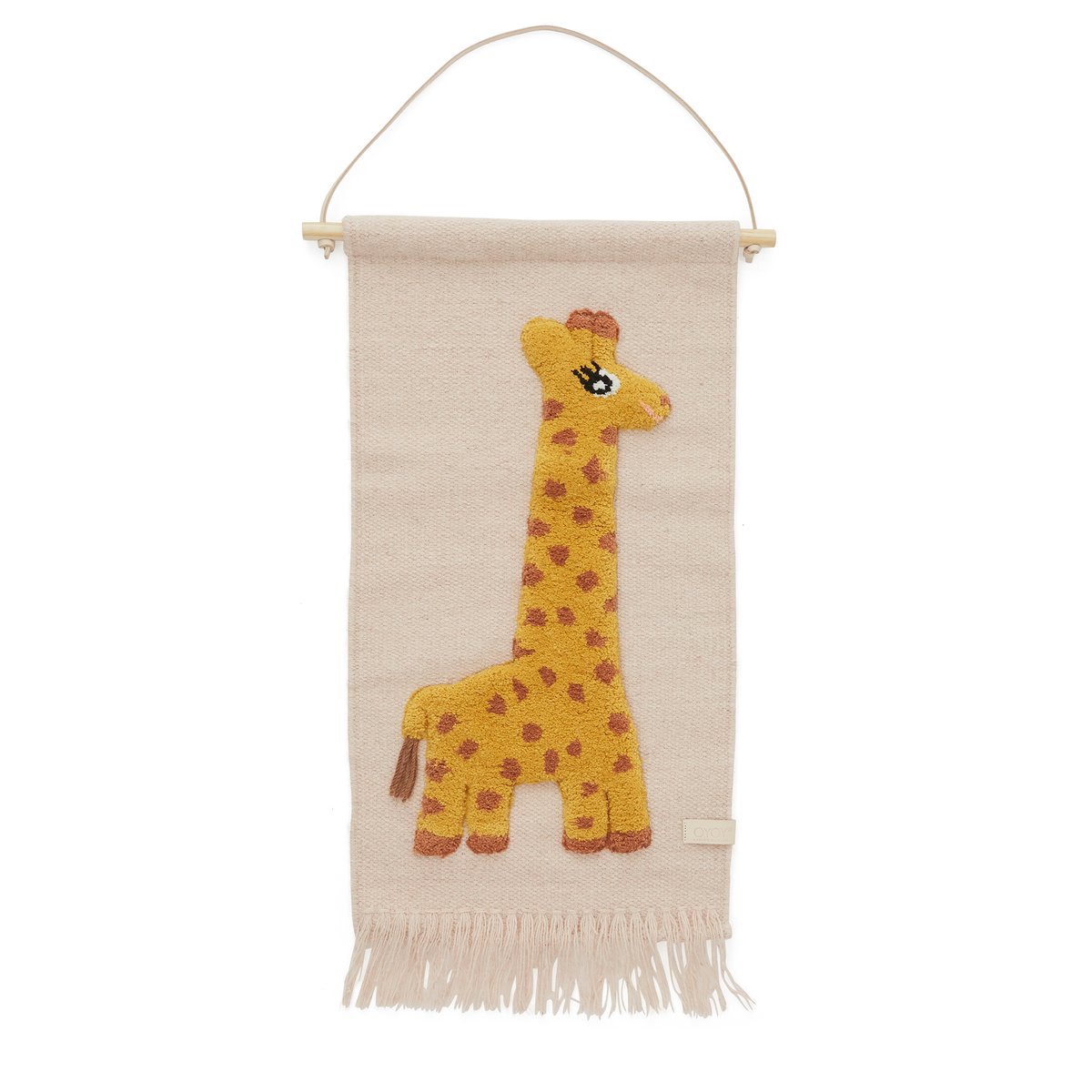 Giraffe seinäkoriste 32x70 cm Rose