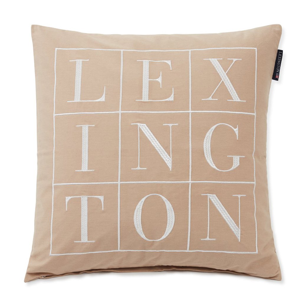 Icons Logo tyynynpäällinen 50x50 cm Beige