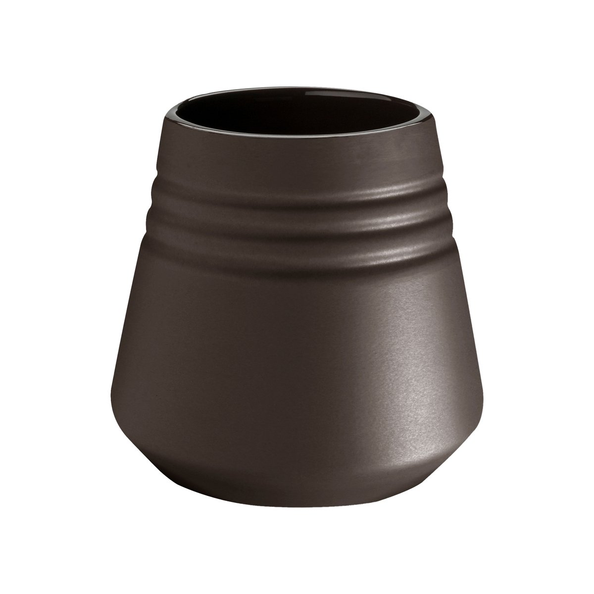 Lines maljakko 8 cm Ruskea