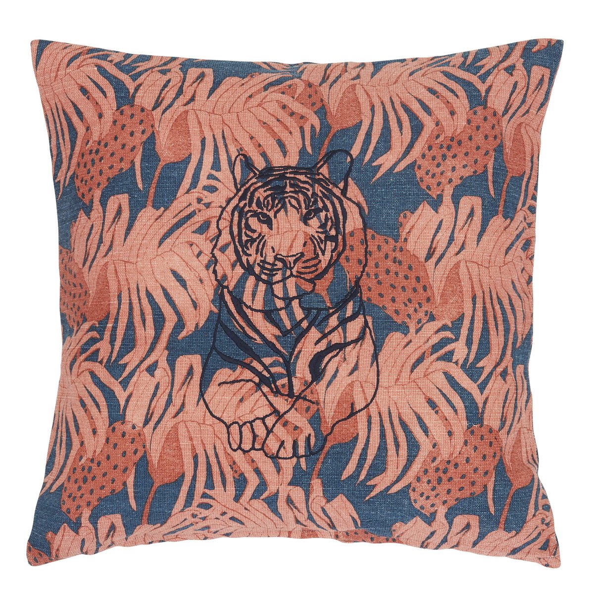 Rough Tiger tyynynpäällinen 45x45 cm Sininen-ruoste