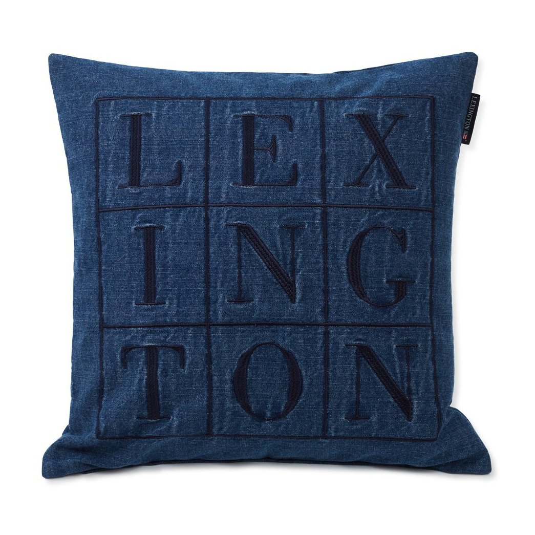 Icons Denim Logo tyynynpäällinen 50x50 cm Denim blue