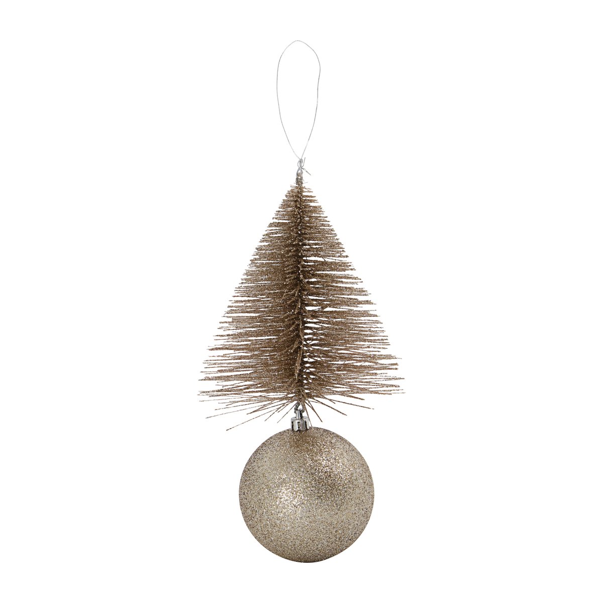 Tree & bell joulukoriste 23 cm Hiekka