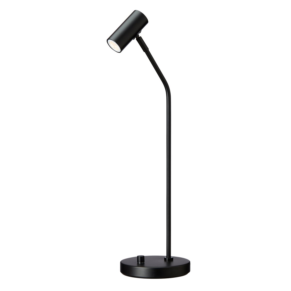 Cato Curved -pöytävalaisin Mattamusta