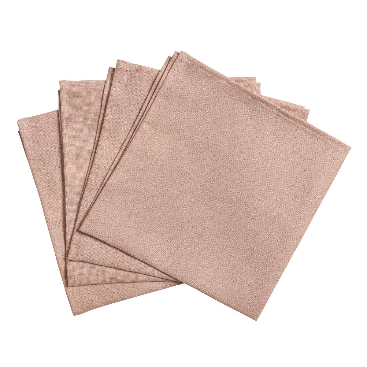 Clean lautasliinat 45 cm x 45 cm, 4-pakkaus dusty rose