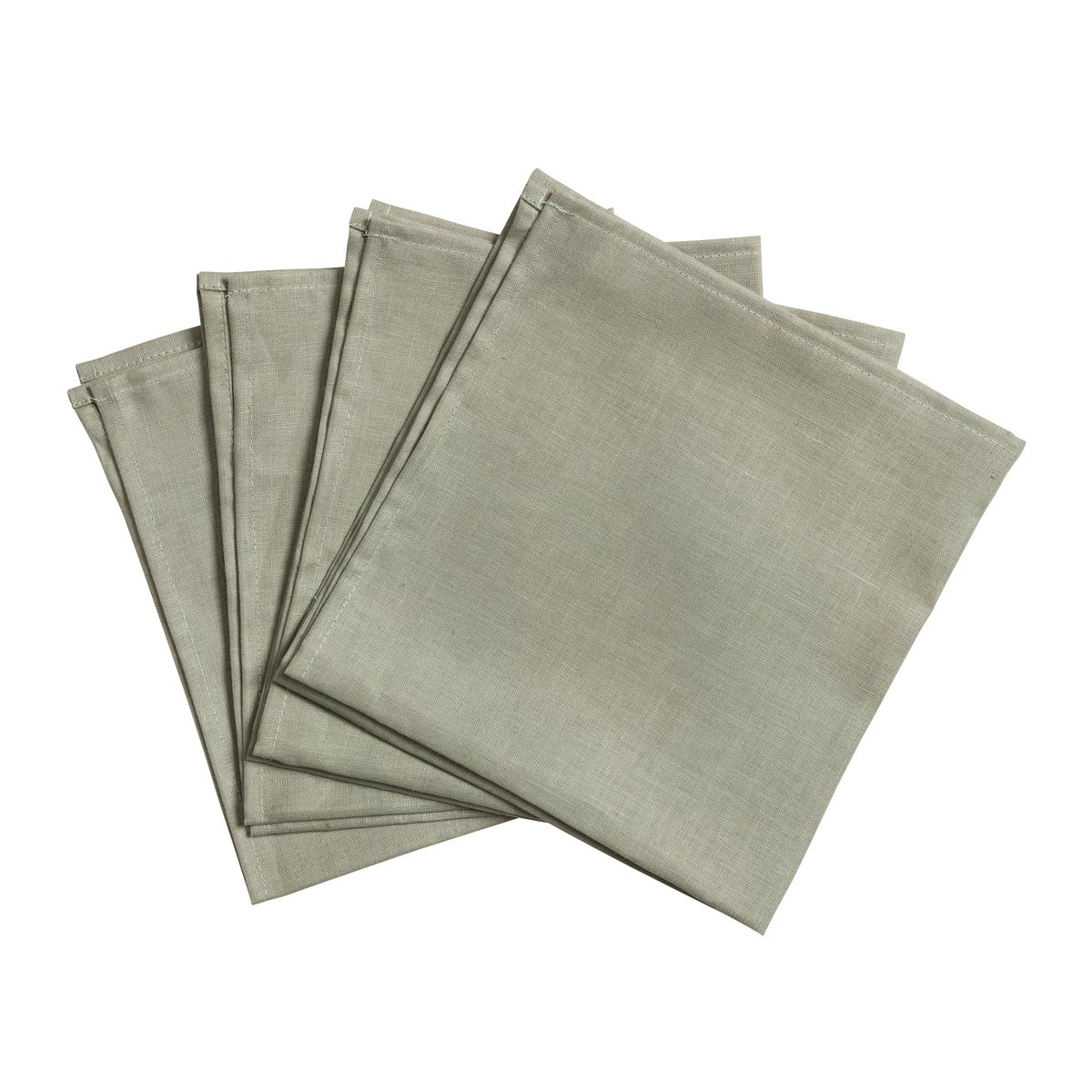 Clean lautasliinat 45 cm x 45 cm, 4-pakkaus dusty green