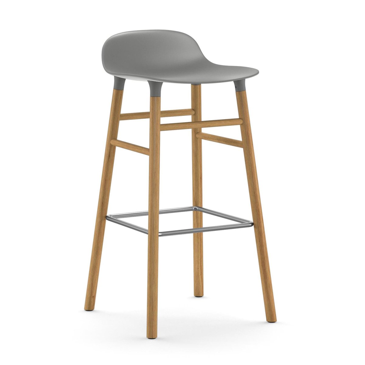 Form Chair baarijakkara Jalat tammea harmaa