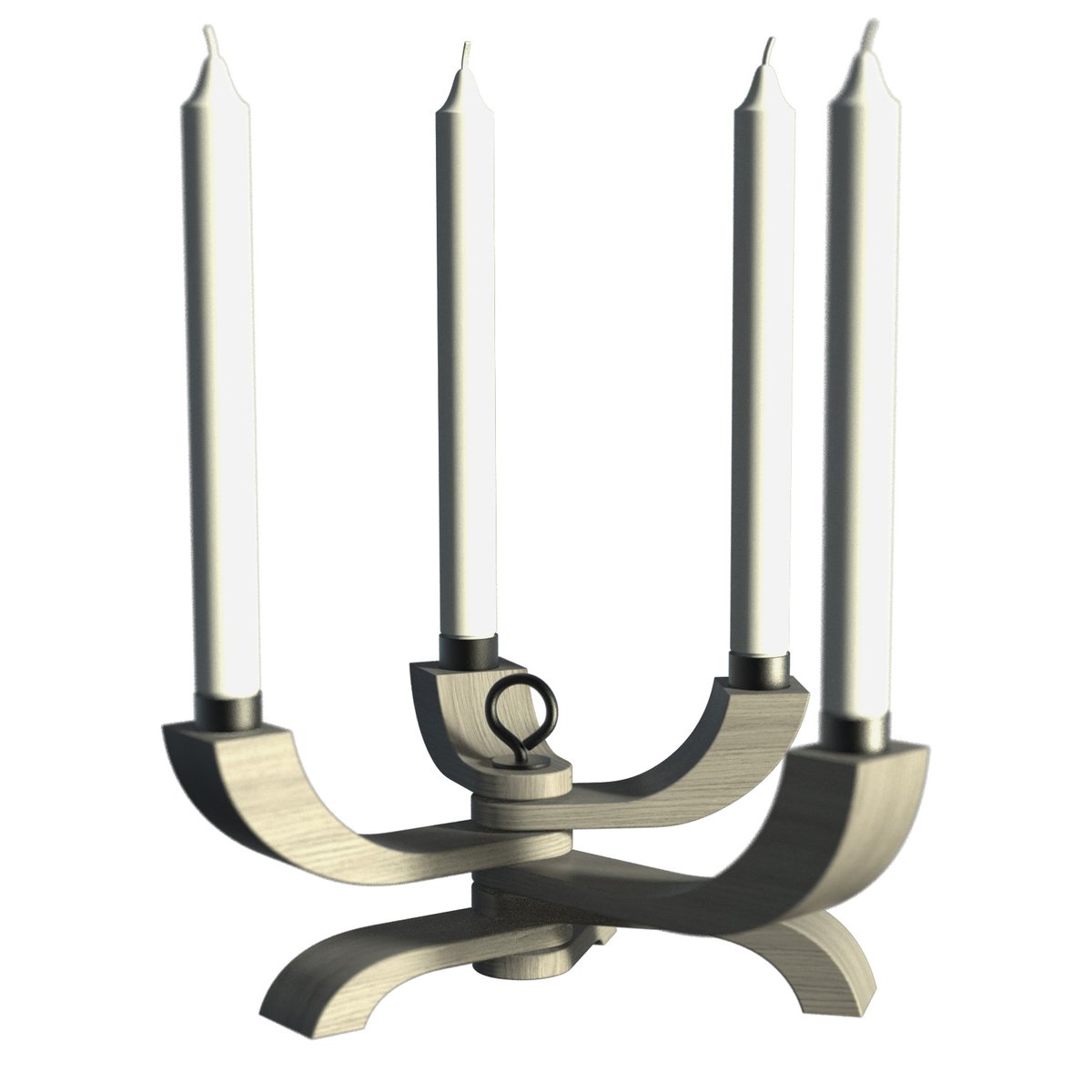 Nordic light -kynttilänjalka Limited Edition Harmaa
