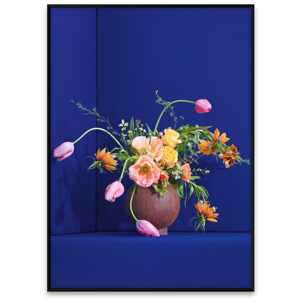 Blomst 01 Blue juliste 70x100 cm