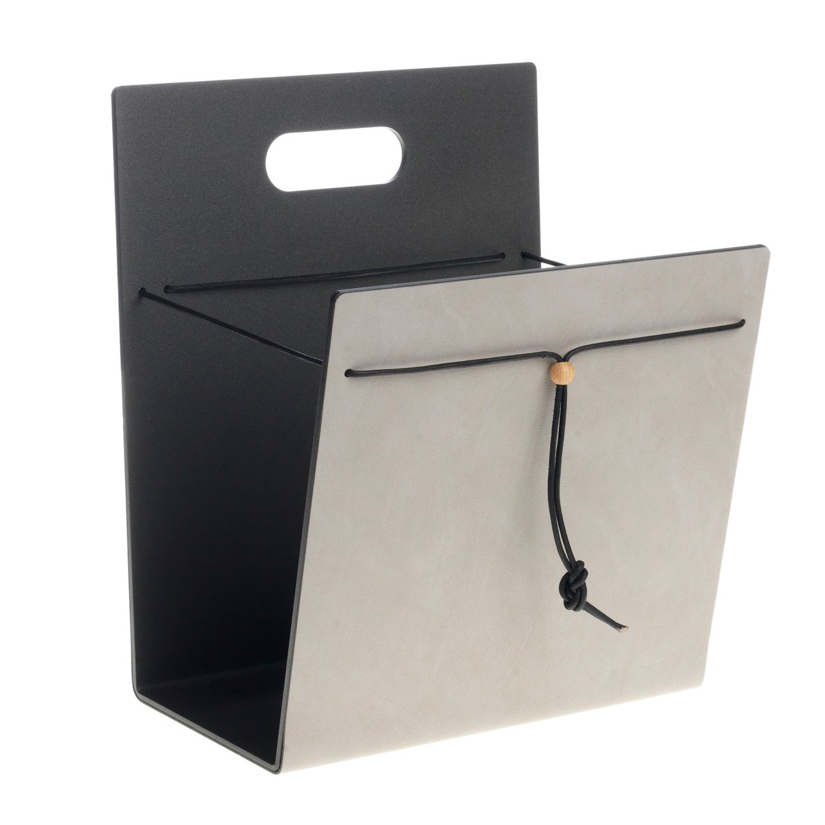 Magazine Holder Nupo, M Light grey-anthracite