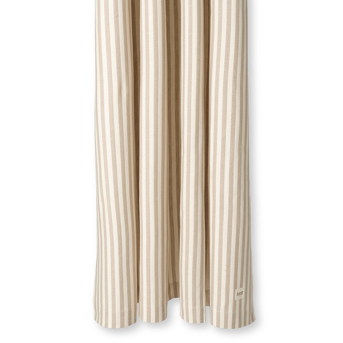 Chambray suihkuverho Sand-off white