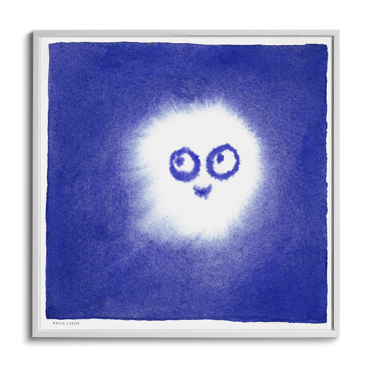 Tufs juliste 50x50 cm Sininen-Valkoinen