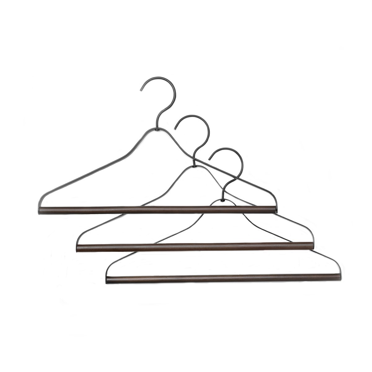 Ferm Living henkari 3- pakkaus musta