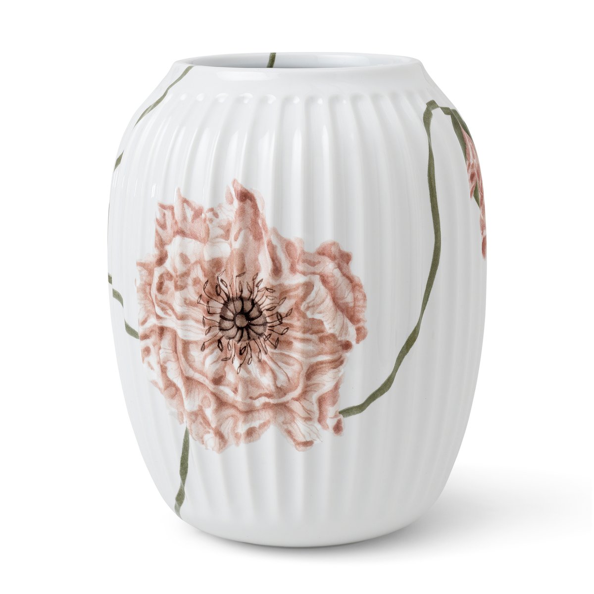 Hammershøi Poppy -maljakko 21 cm Valkoinen