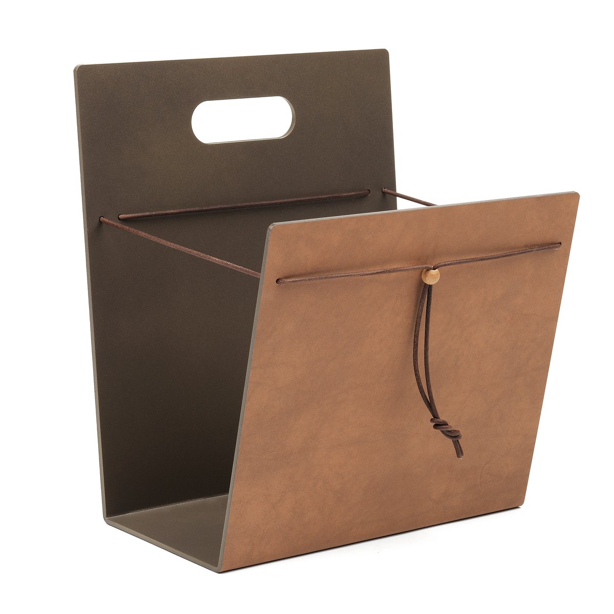 Magazine Holder Nupo, M Nature-bronze