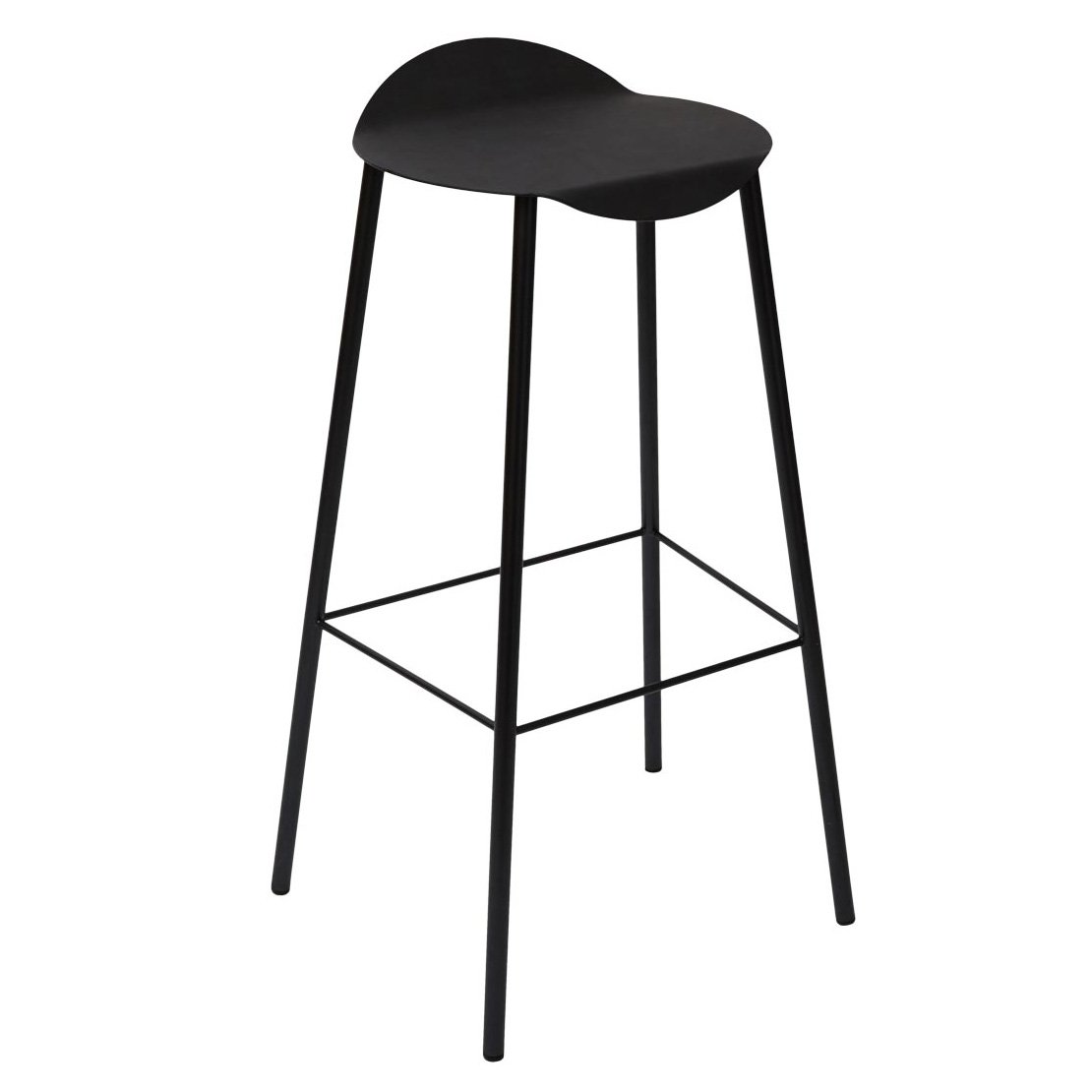Flamingo Nupo -baarituoli Black