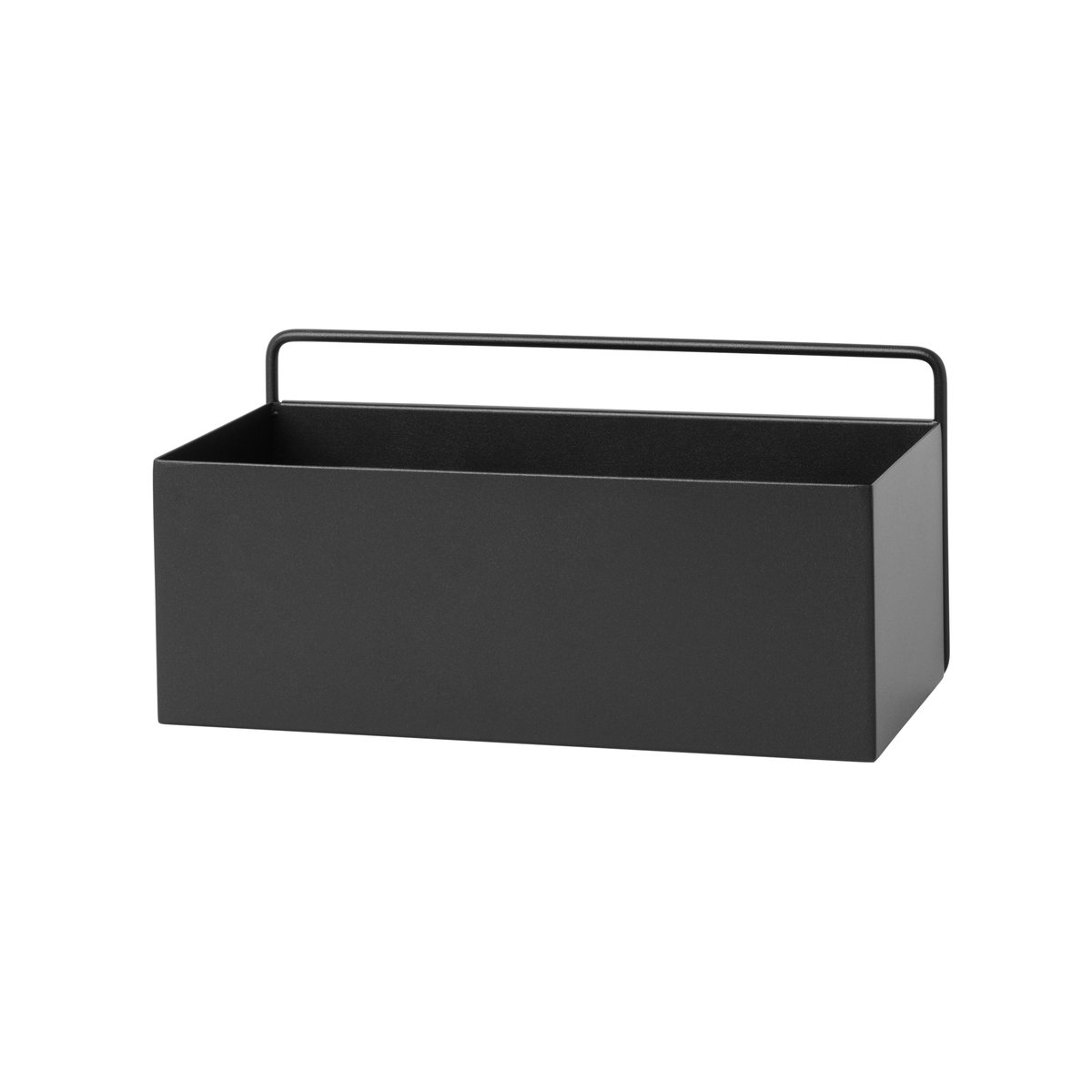 Ferm living wall box rectangle musta