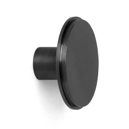 Hook koukku musta messinki Large Ø4,8 cm