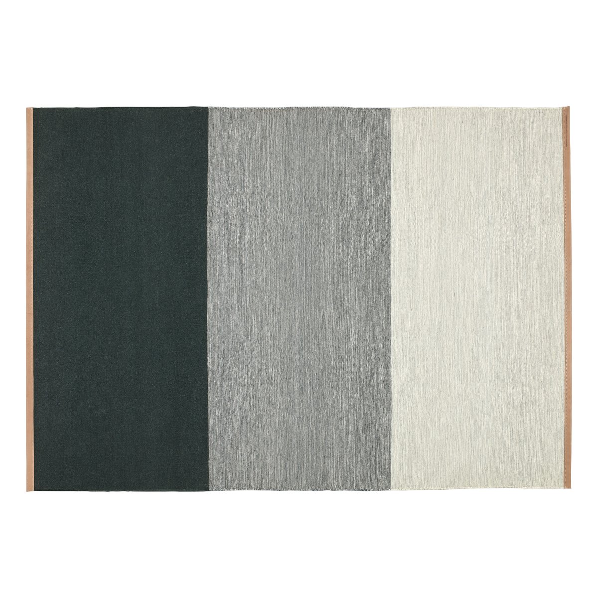Fields matto 170x240 cm Vihreä-harmaa