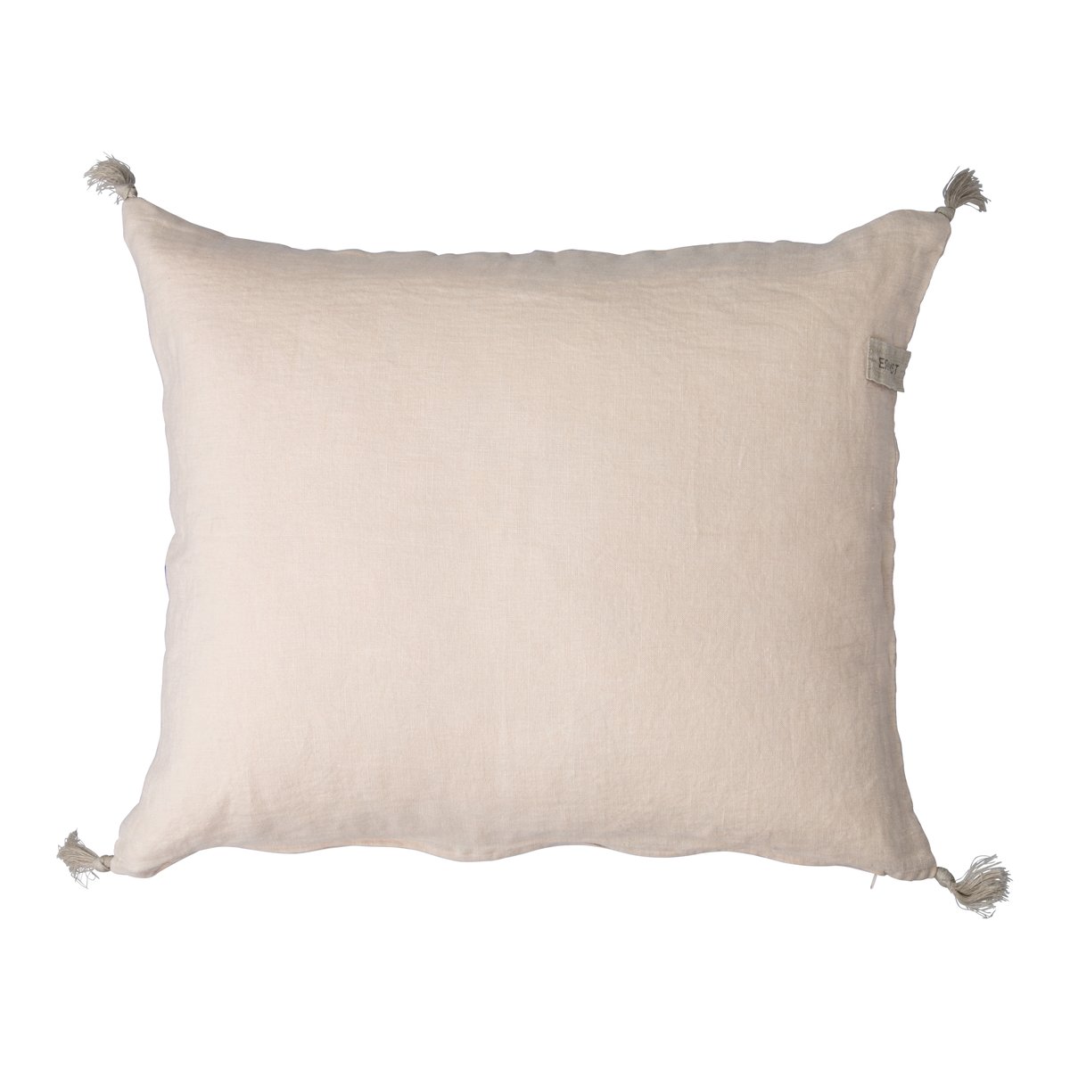 Ernst tyynynpäällinen tupsuilla, 50 x 60 cm luonnonvärinen