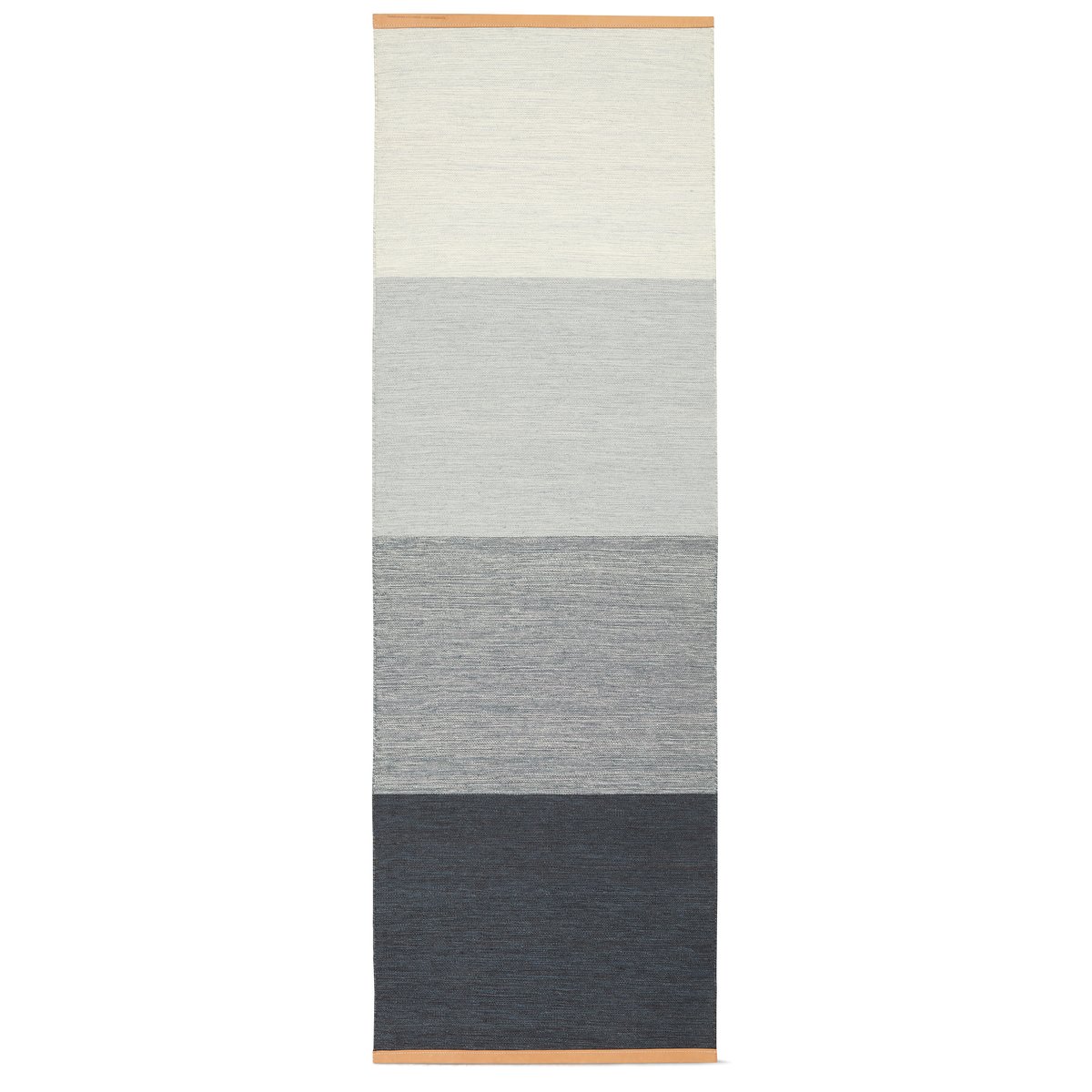 Fields matto 80x250 cm Sininen-harmaa