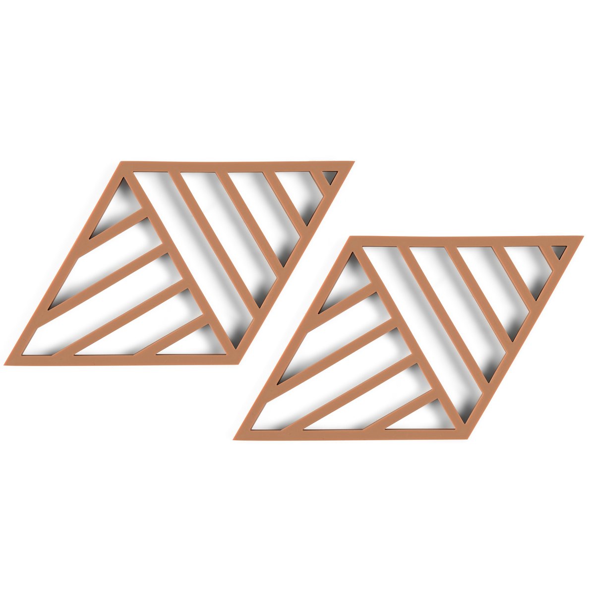 Zone Rhombus Lines -pöytätabletti, 2-pakkaus Cayenne