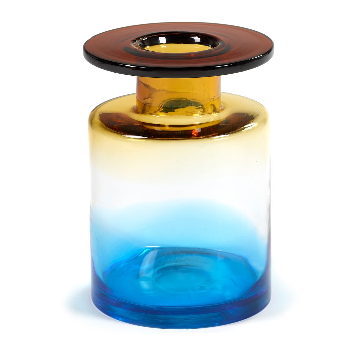 Wind & Fire -maljakko 27 cm Blue-amber