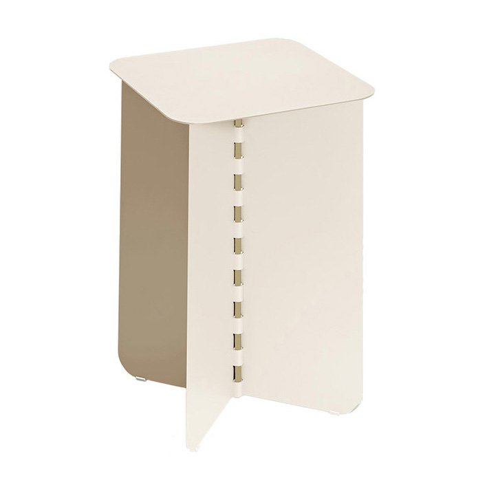 Hinge Sivupöytä teräs 45 cm Creme
