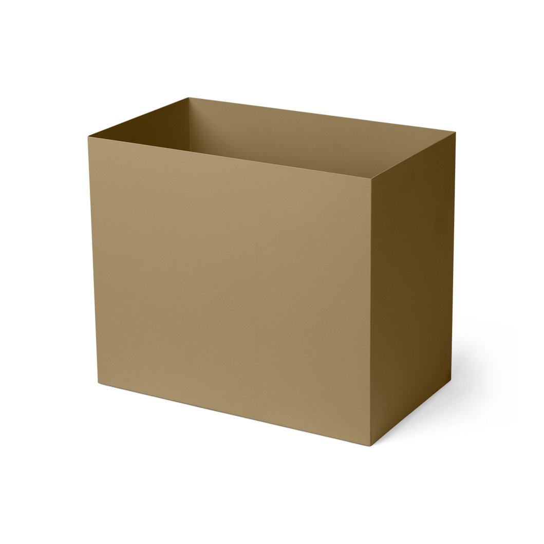 Ferm Living plant box pot large Olive