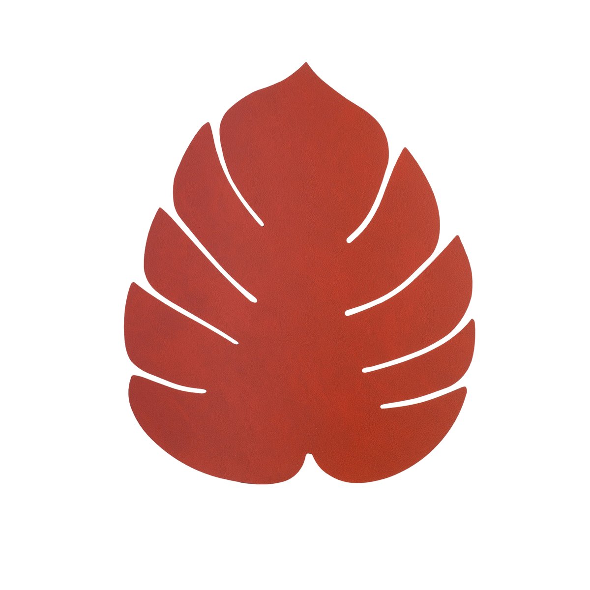 Monstera Leaf Nupo lasinalunen Sienna