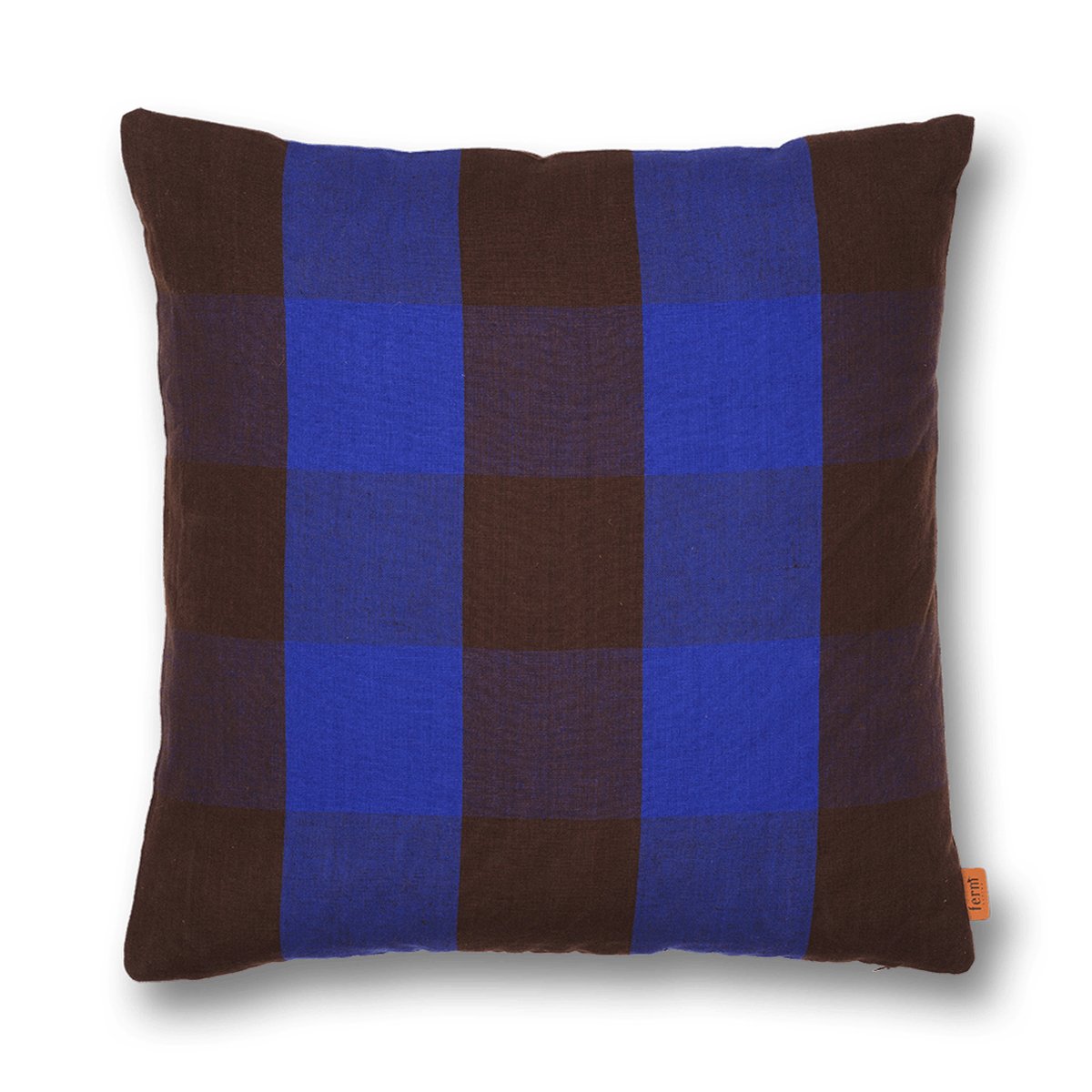 Grand tyyny 50x50 cm Chocolate-bright blue
