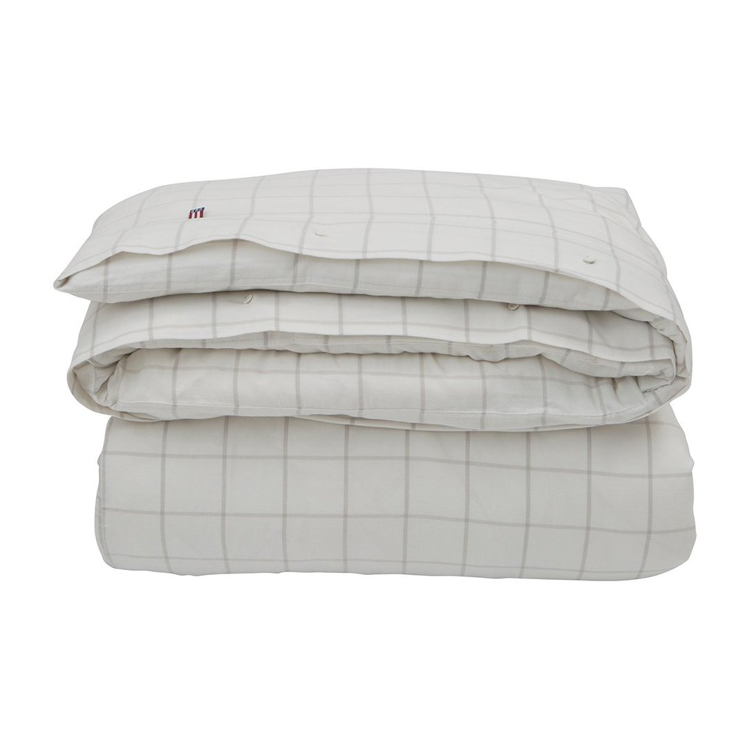 Hotel Light Flannel pussilakana 220x220 cm Valkoinen-Vaaleanbeige