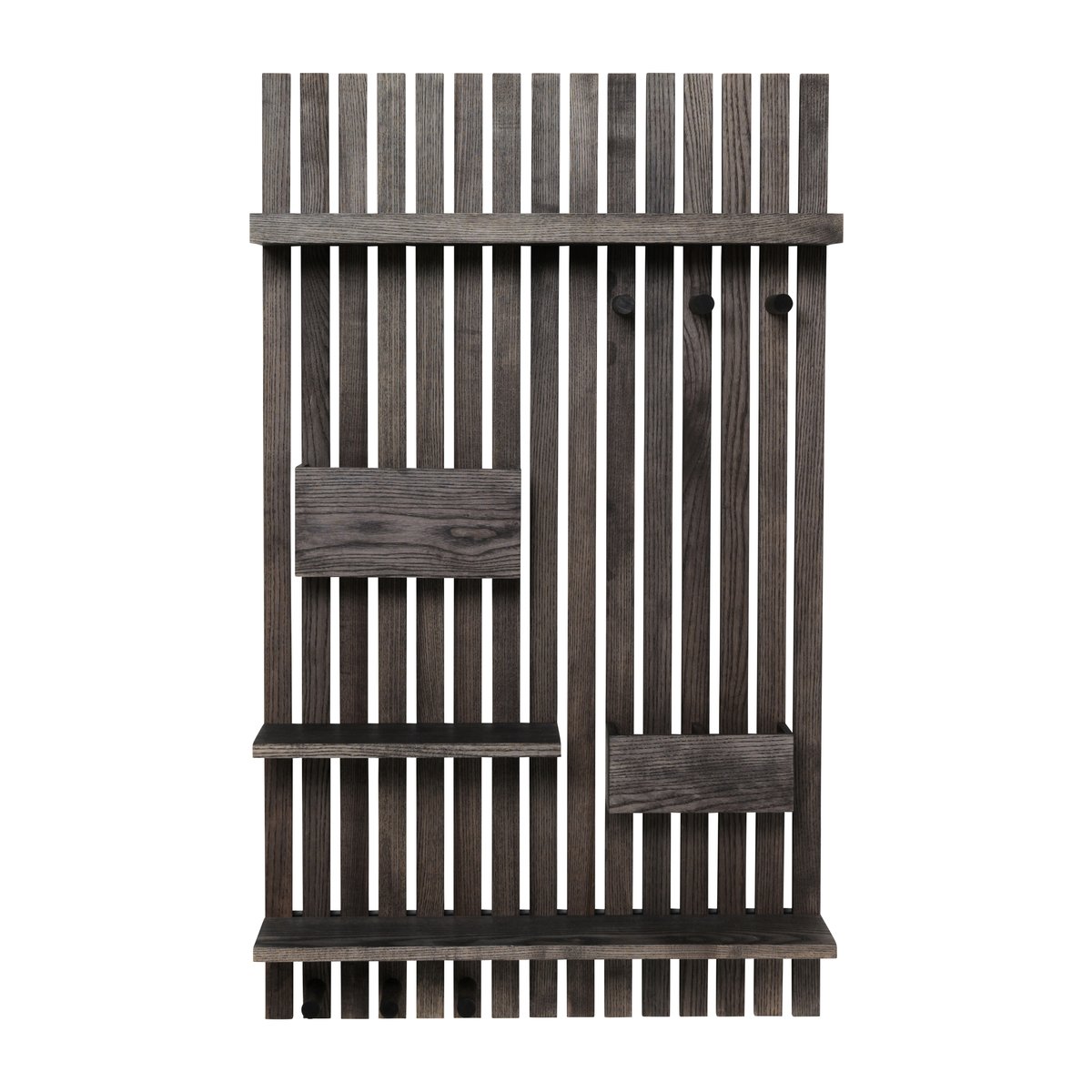 Wooden multi shelf hylly Tummapetsattu saarni
