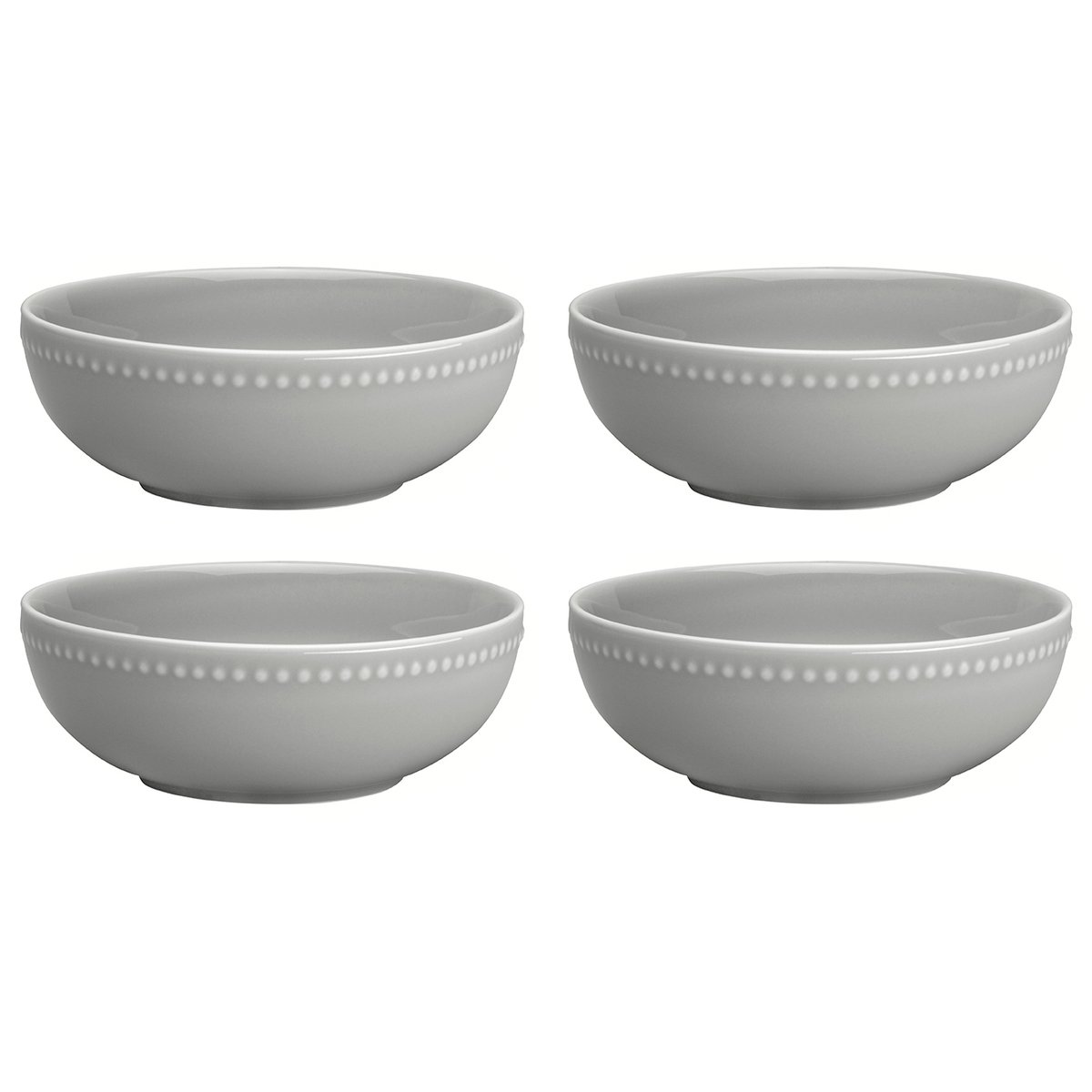 Dots aamiaiskulho 60 cl 4-pakkaus harmaa