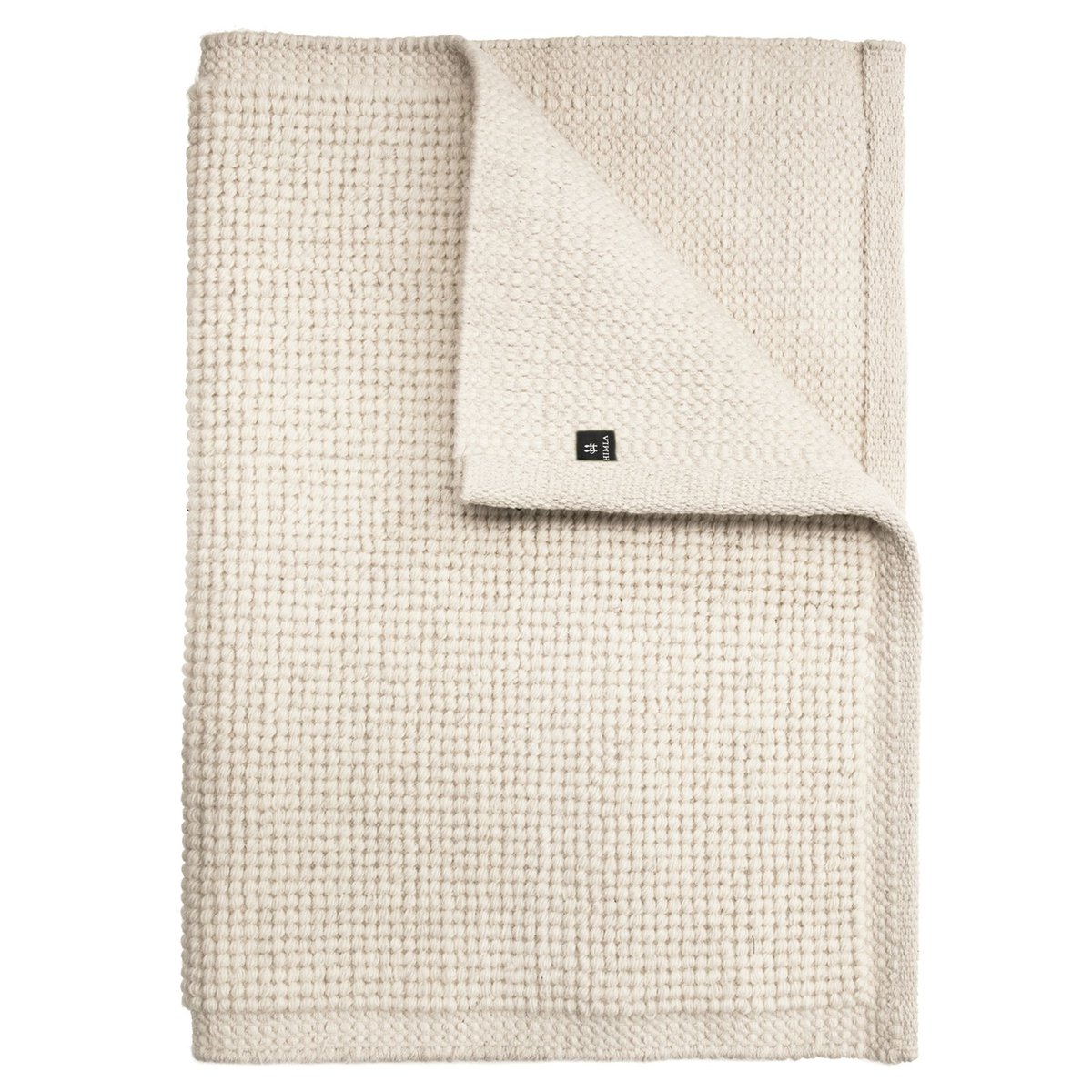 Himla villamatto luonnonvärinen (vaalea beige) 80x230 cm