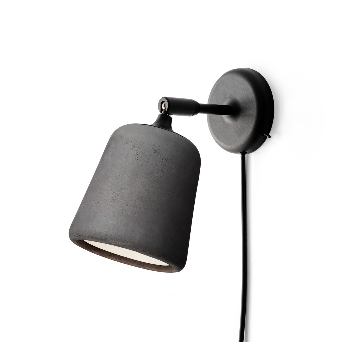 Materiaali seinävalaisin Dark grey concrete