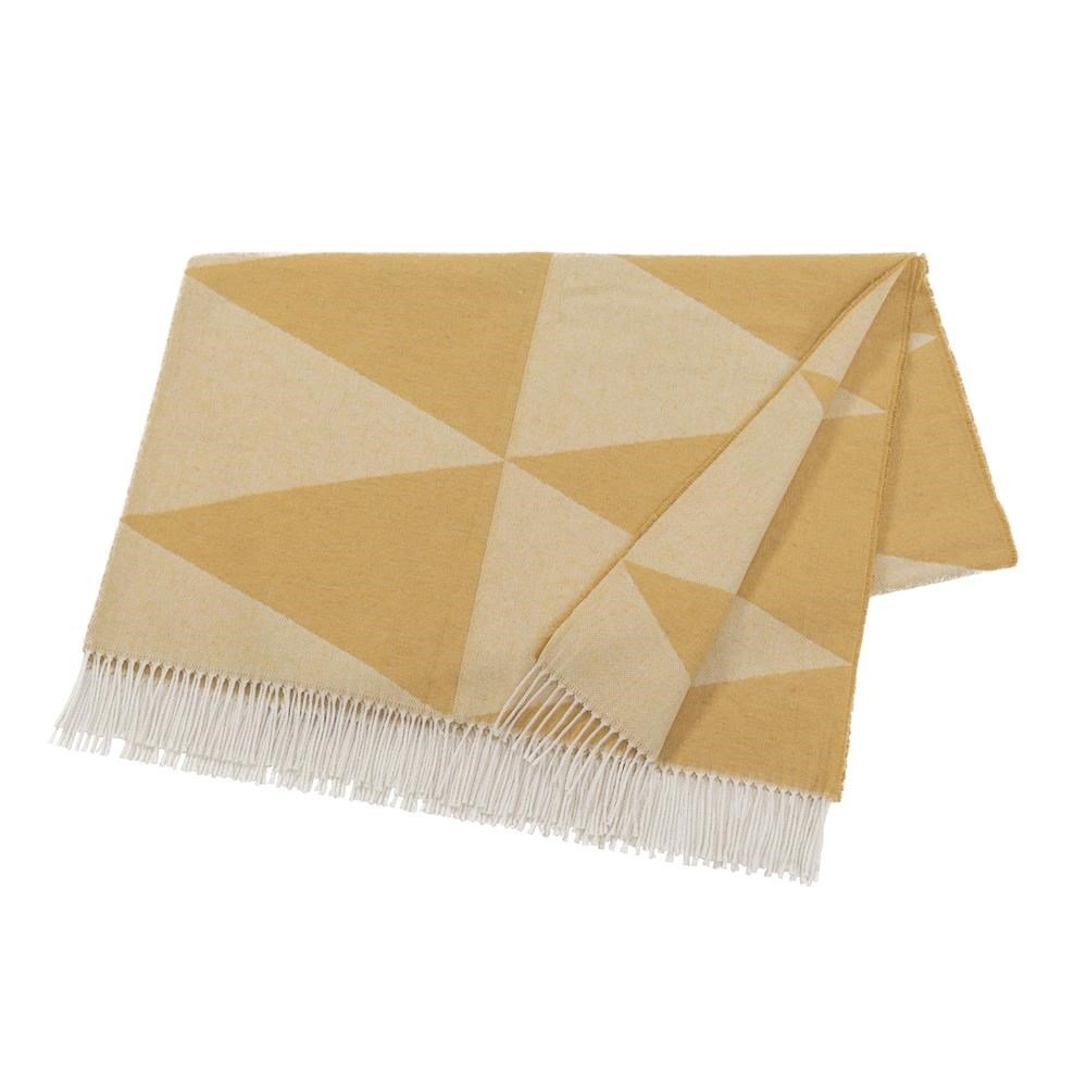 Rime puuvillahuopa Mustard