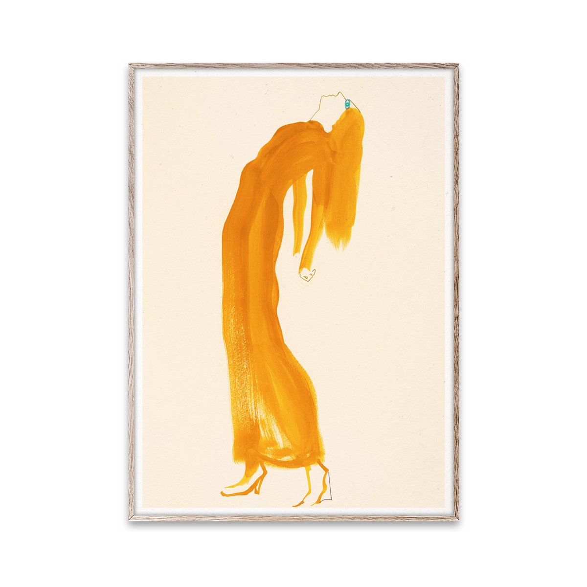The Saffron Dress -juliste 30x40 cm