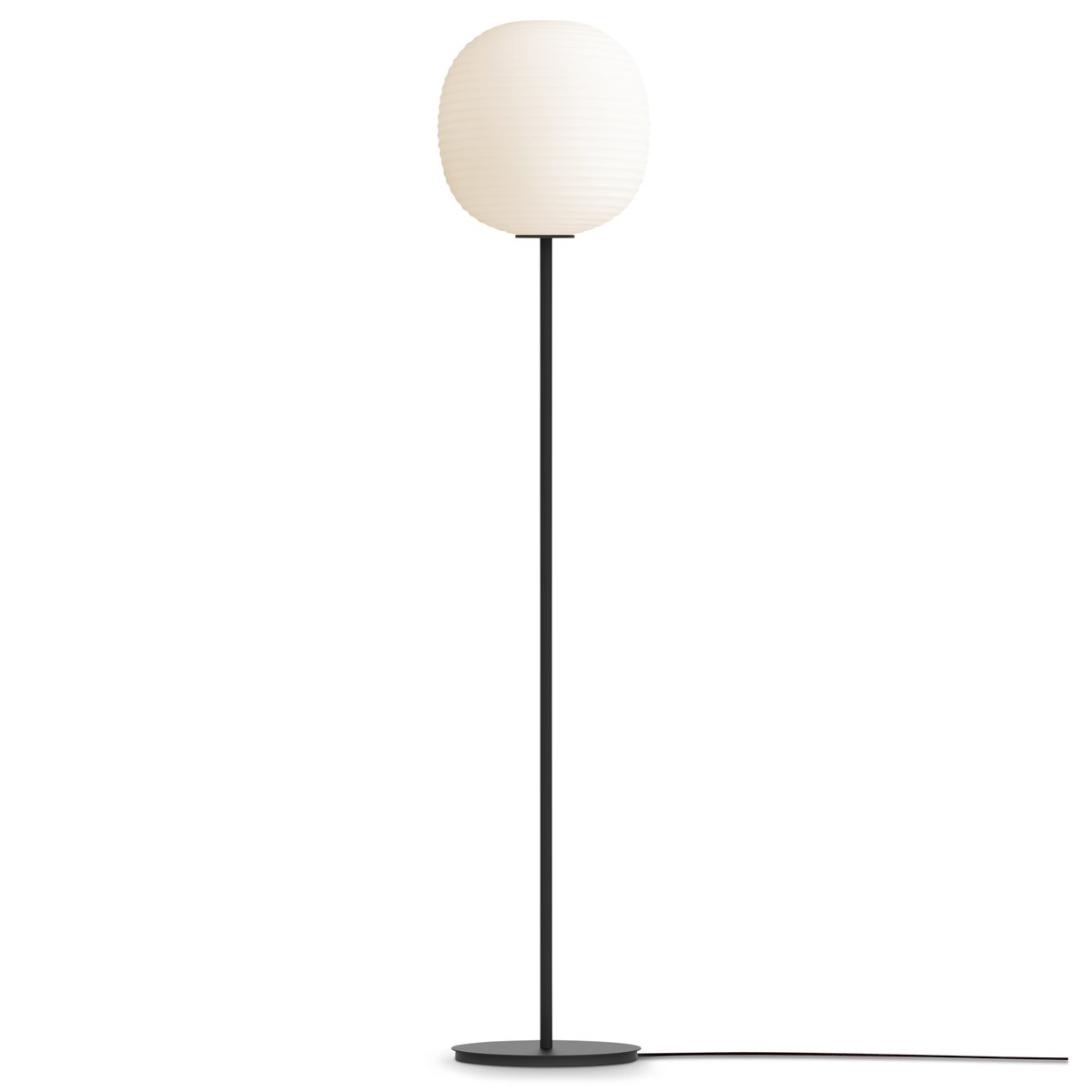 Lantern lattiavalaisin medium Frosted white opal glass