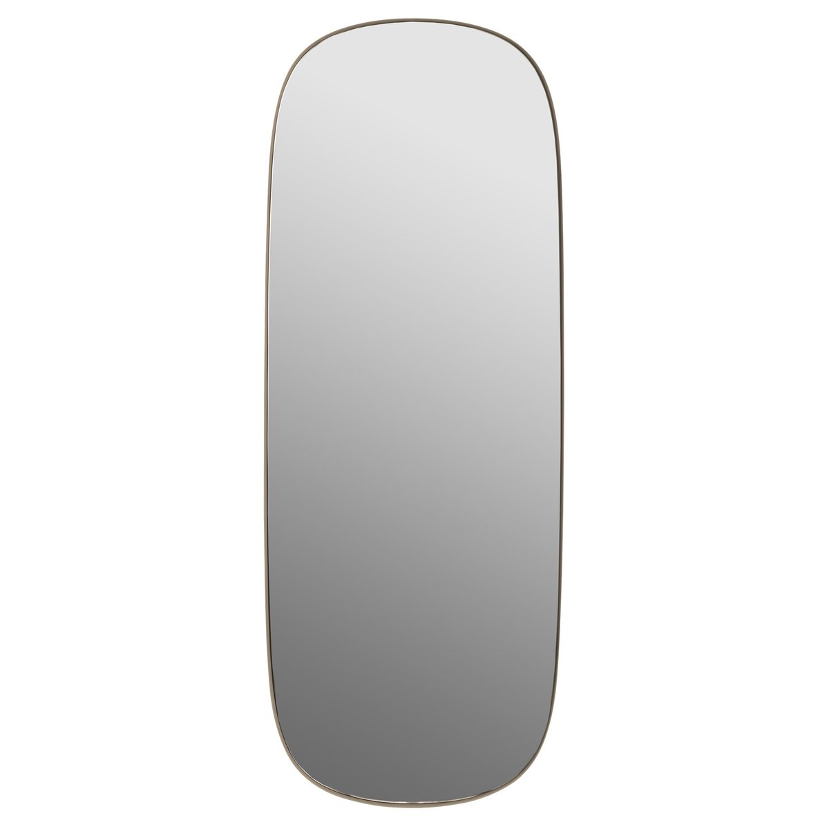 Framed peili iso Taupe-clear