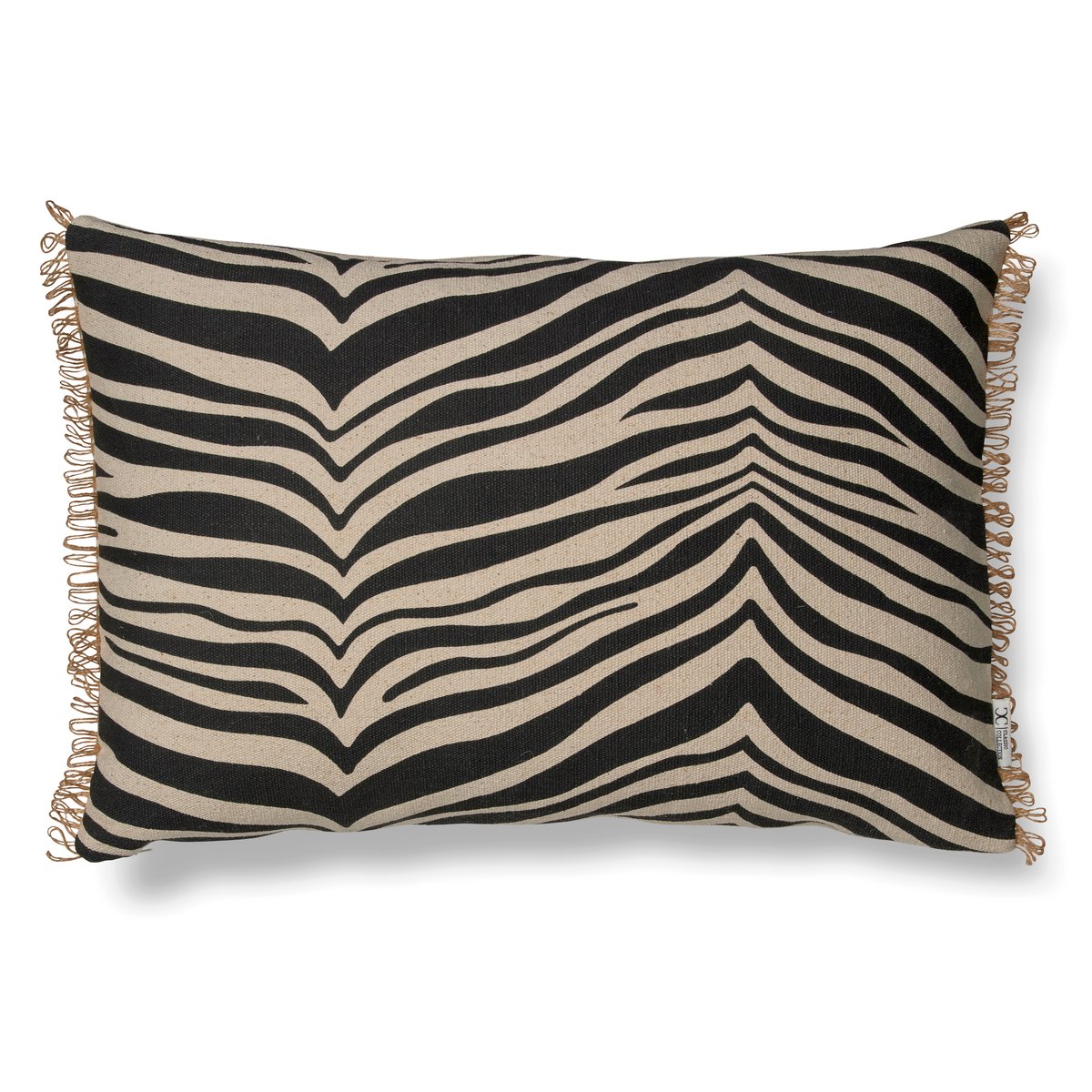 Zebra tyyny 40x60 cm Musta