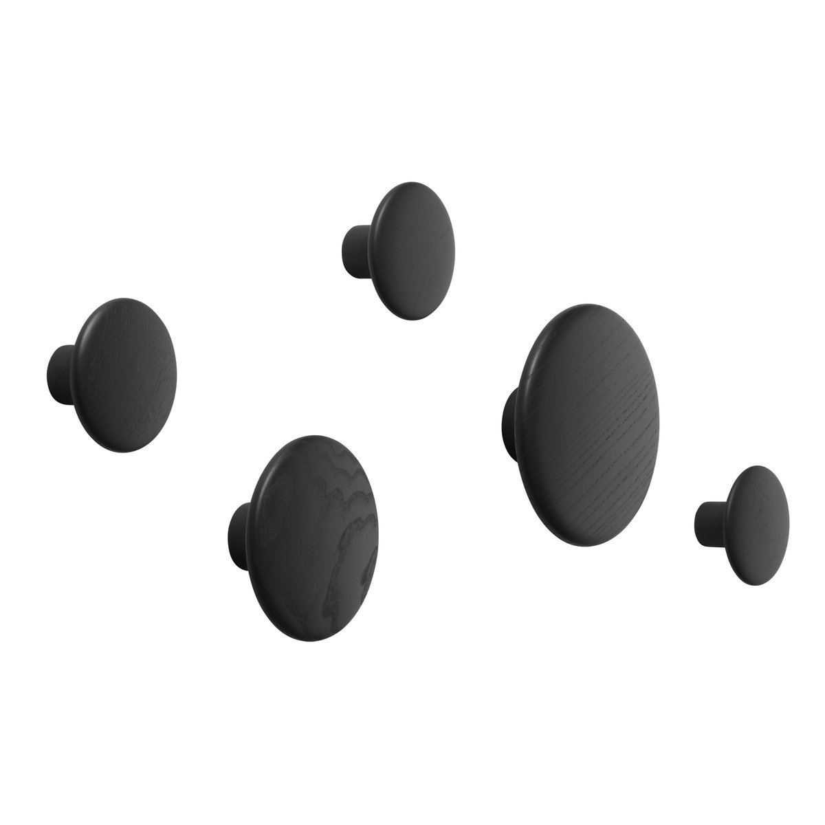The Dots ripustin, 5 kpl musta saarni