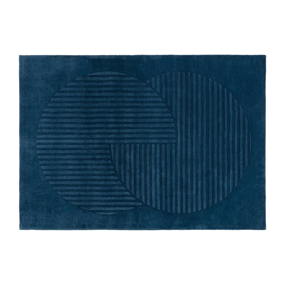 Levels villamatto circles sininen 200x300 cm