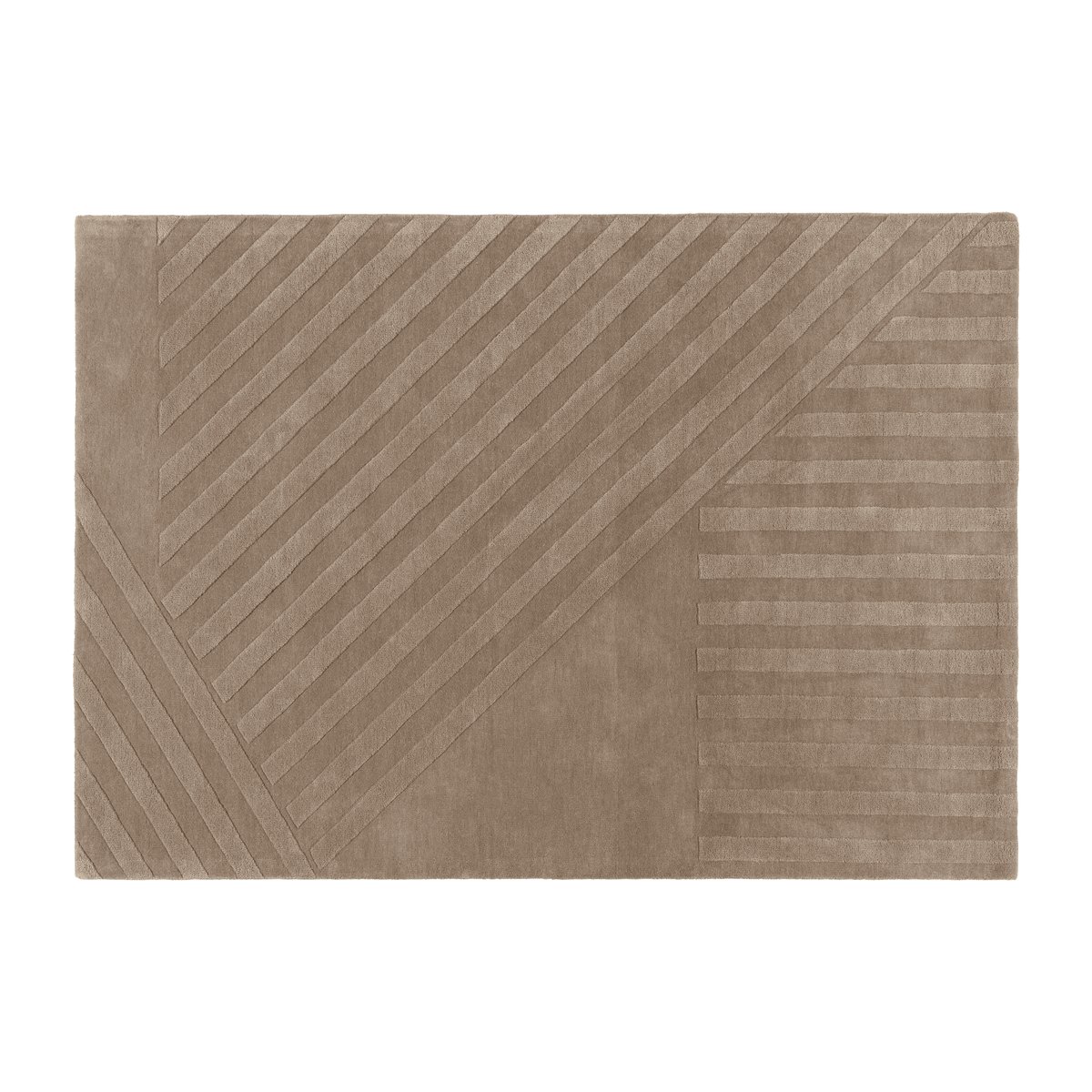 Levels villamatto stripes harmaa 200x300 cm