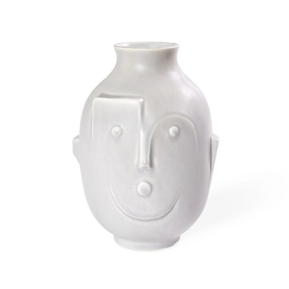 Metropolis maljakko small White