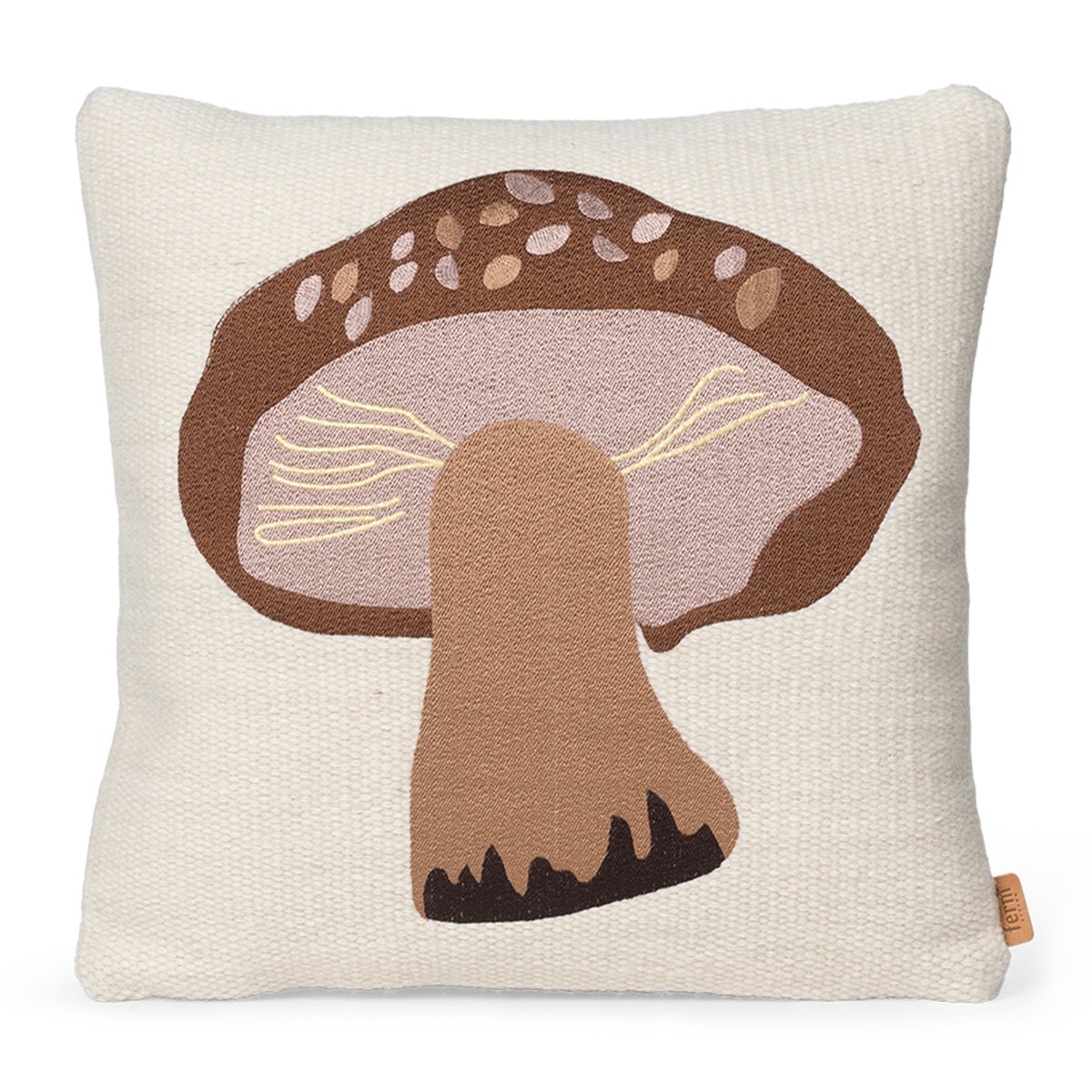 Forest kirjailtu tyyny 40x40 cm Porcini