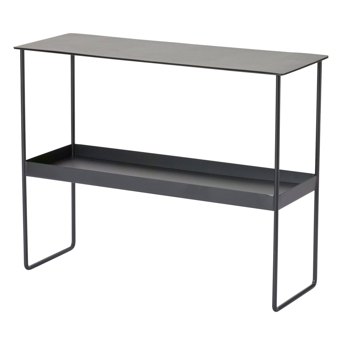 Console Bull -tarjoilupöytä, 2 tasoa Black