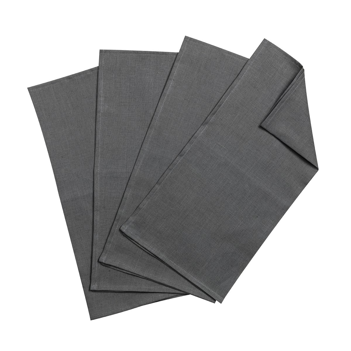 Clean lautasliinat 45 cm x 45 cm, 4-pakkaus charcoal